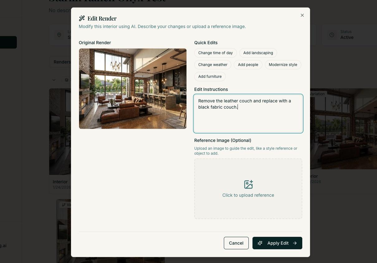 Natural Language Editing