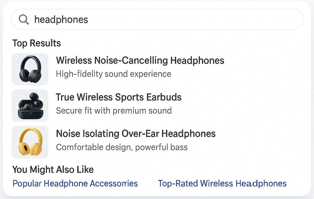AI-Driven Advanced Search with Personalized Recommendations